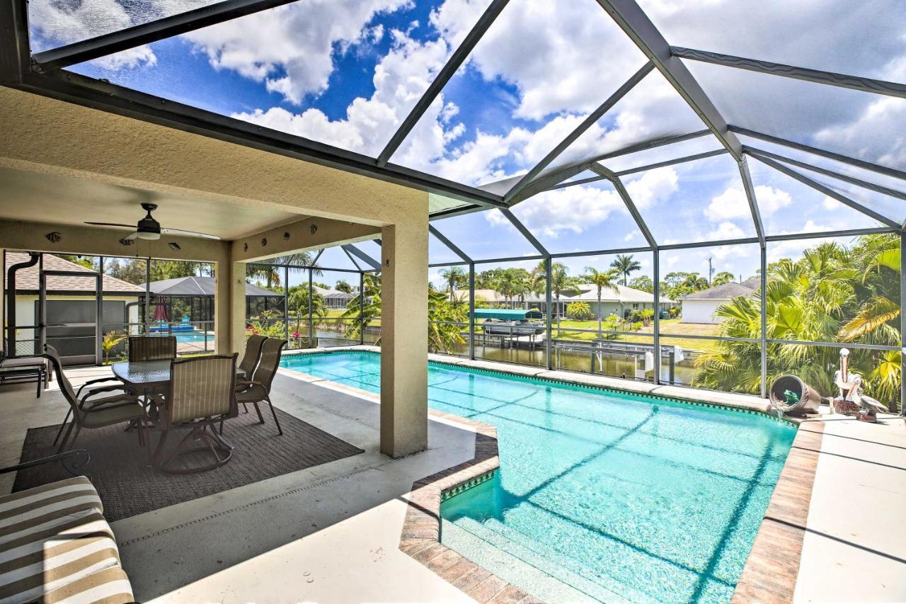 Cape Coral Canalfront Home With Pool And Dock מראה חיצוני תמונה
