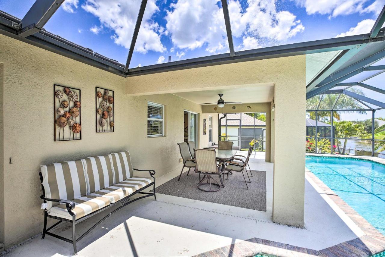 Cape Coral Canalfront Home With Pool And Dock מראה חיצוני תמונה