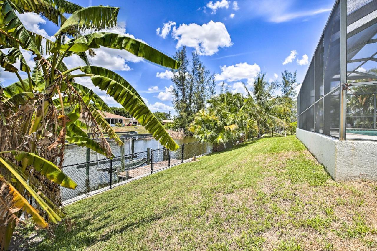 Cape Coral Canalfront Home With Pool And Dock מראה חיצוני תמונה