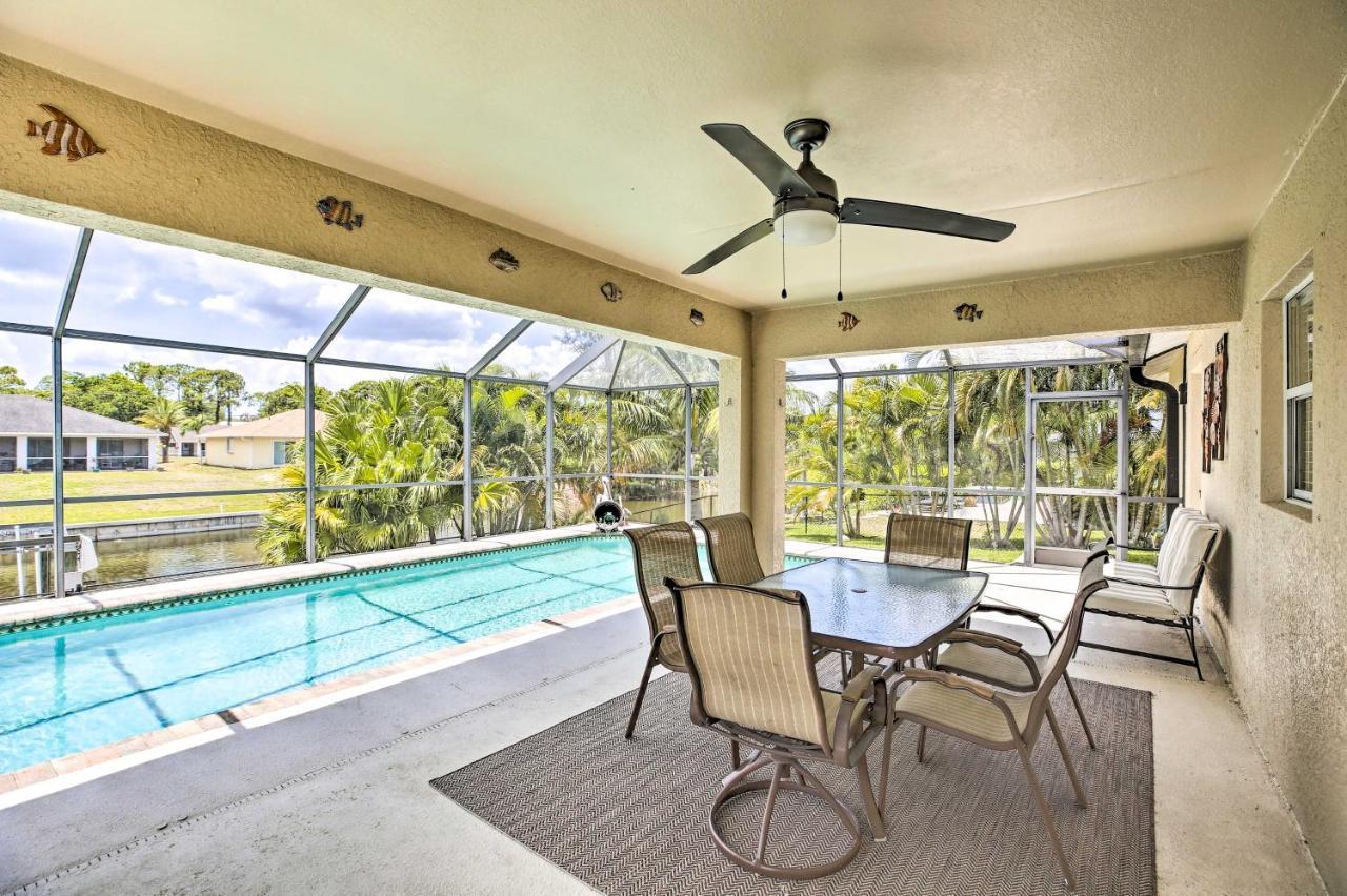 Cape Coral Canalfront Home With Pool And Dock מראה חיצוני תמונה