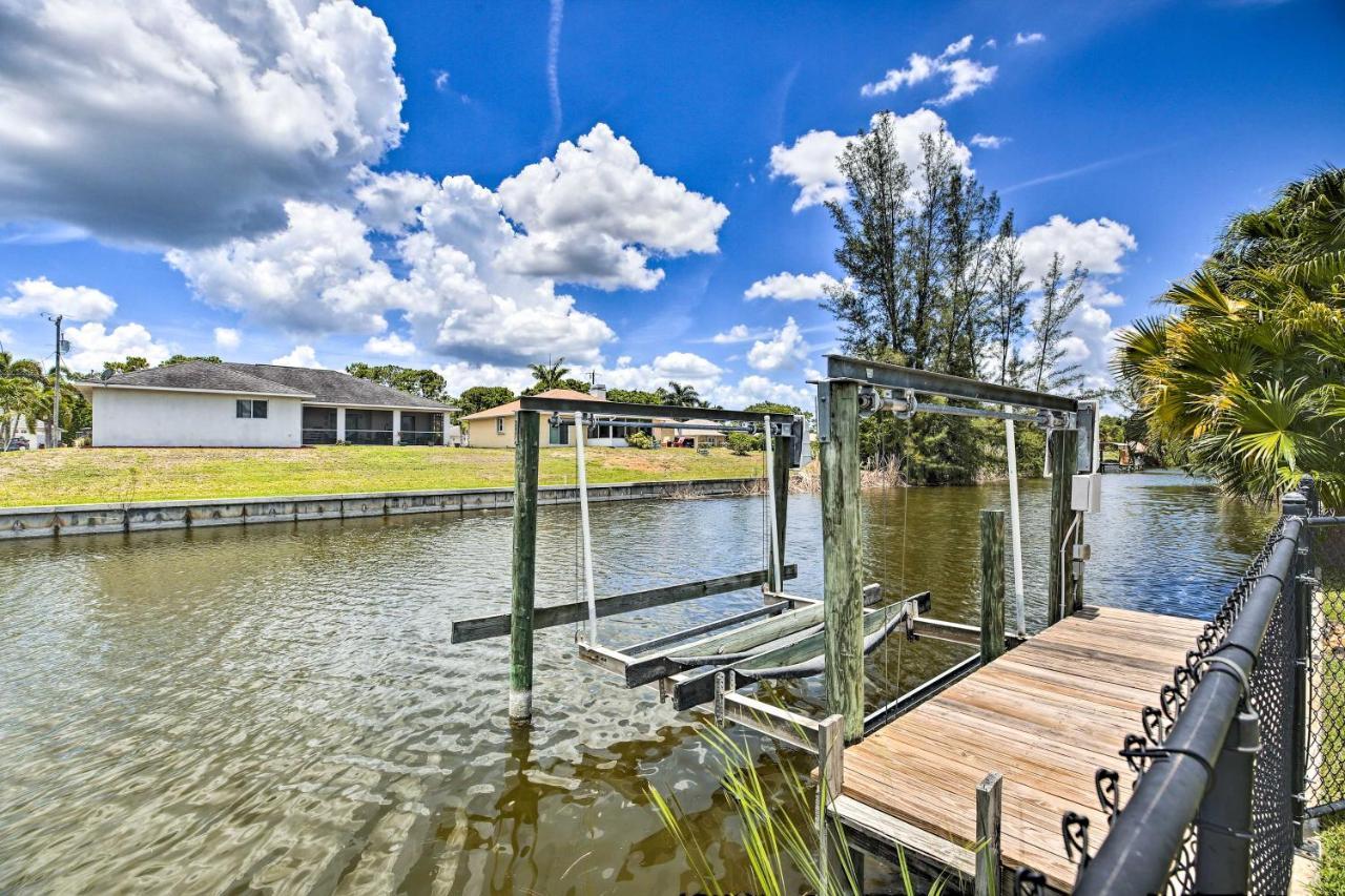 Cape Coral Canalfront Home With Pool And Dock מראה חיצוני תמונה